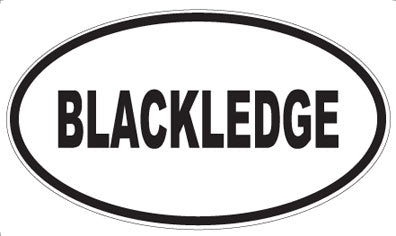 BLACKLEDGE - Oval Magnet