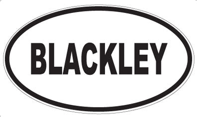 BLACKLEY - Oval Magnet