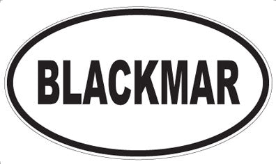 BLACKMAR - Oval Magnet
