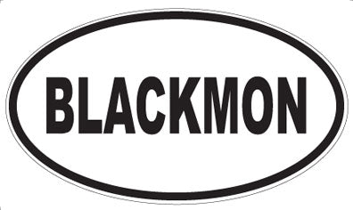 BLACKMON - Oval Magnet
