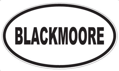 BLACKMOORE - Oval Magnet