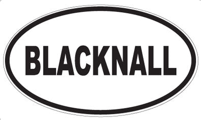 BLACKNALL - Oval Magnet