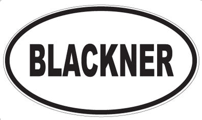 BLACKNER - Oval Magnet