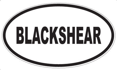 BLACKSHEAR - Oval Magnet