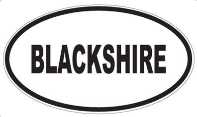 BLACKSHIRE - Oval Magnet