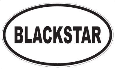 BLACKSTAR - Oval Magnet