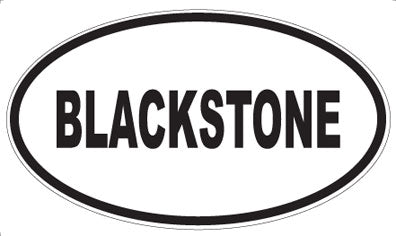 BLACKSTONE - Oval Magnet