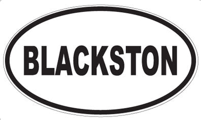 BLACKSTON - Oval Magnet