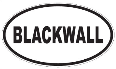 BLACKWALL - Oval Magnet