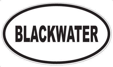 BLACKWATER - Oval Magnet