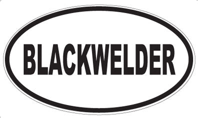 BLACKWELDER - Oval Magnet