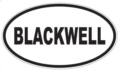 BLACKWELL - Oval Magnet