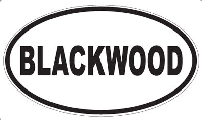 BLACKWOOD - Oval Magnet