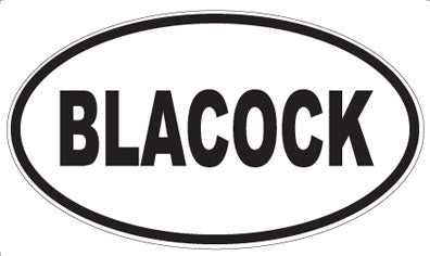 BLACOCK - Oval Magnet
