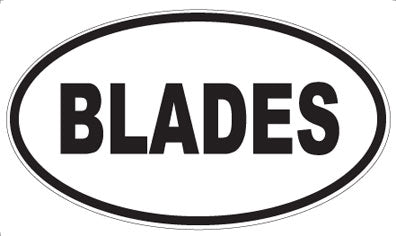 BLADES - Oval Magnet
