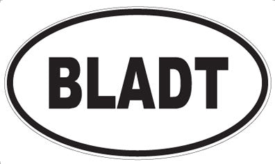 BLADT - Oval Magnet