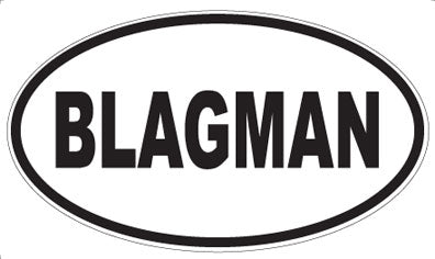 BLAGMAN - Oval Magnet