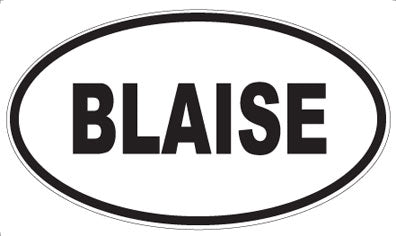 BLAISE - Oval Magnet