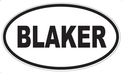 BLAKER - Oval Magnet