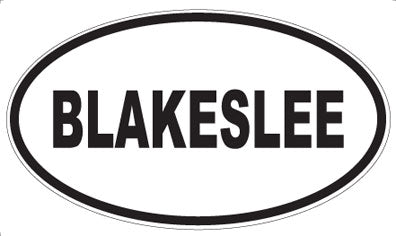 BLAKESLEE - Oval Magnet