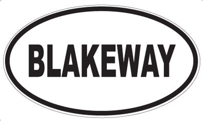 BLAKEWAY - Oval Magnet