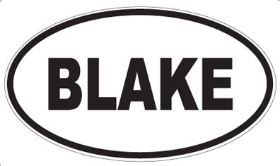 BLAKE - Oval Magnet
