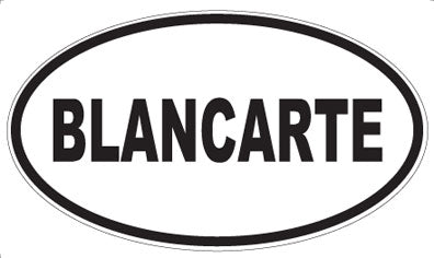 BLANCARTE - Oval Magnet