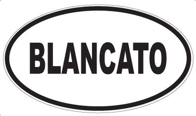 BLANCATO - Oval Magnet