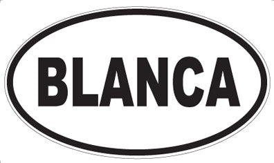BLANCA - Oval Magnet