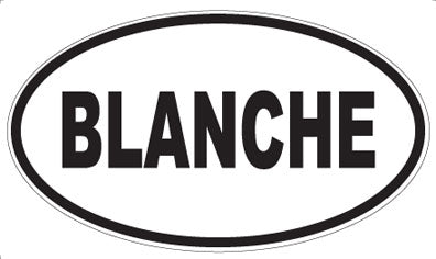 BLANCHE - Oval Magnet