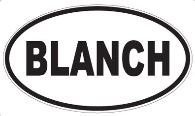 BLANCH - Oval Magnet