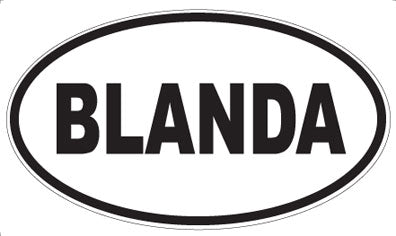 BLANDA - Oval Magnet