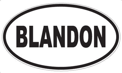 BLANDON - Oval Magnet