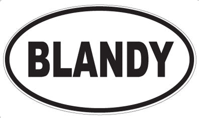 BLANDY - Oval Magnet