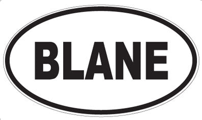 BLANE - Oval Magnet