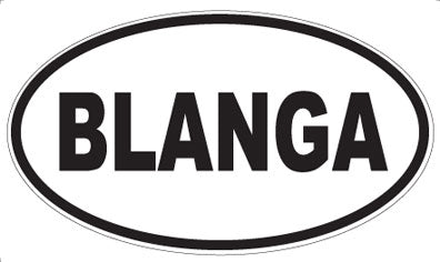 BLANGA - Oval Magnet