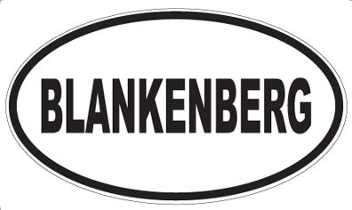 BLANKENBERG - Oval Magnet