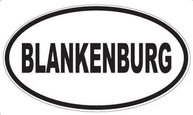 BLANKENBURG - Oval Magnet