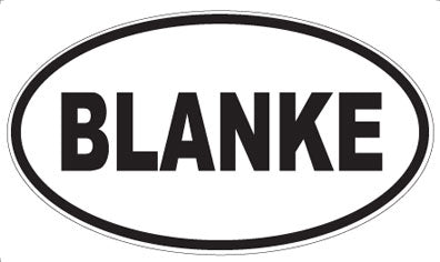 BLANKE - Oval Magnet