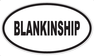 BLANKINSHIP - Oval Magnet
