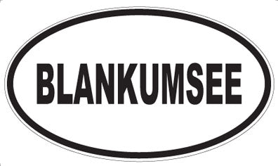BLANKUMSEE - Oval Magnet