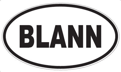BLANN - Oval Magnet