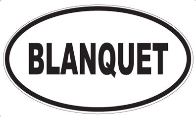 BLANQUET - Oval Magnet