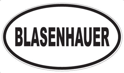 BLASENHAUER - Oval Magnet