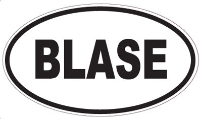 BLASE - Oval Magnet
