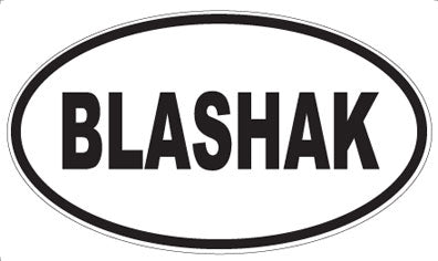BLASHAK - Oval Magnet