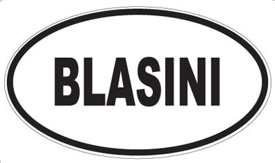 BLASINI - Oval Magnet