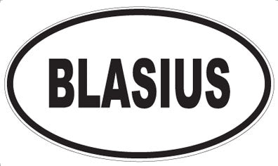 BLASIUS - Oval Magnet