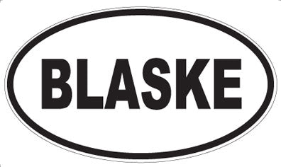 BLASKE - Oval Magnet
