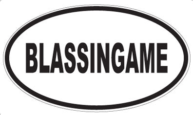BLASSINGAME - Oval Magnet